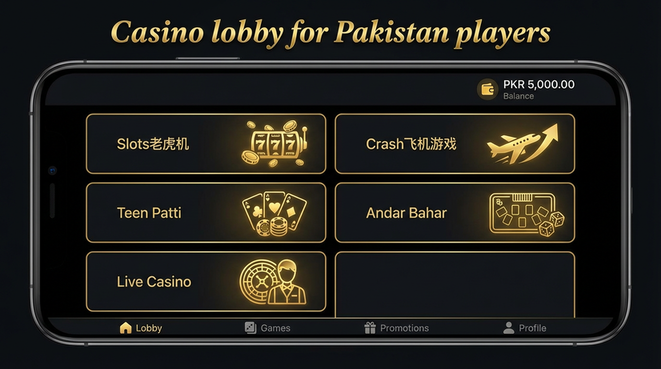 Lobby view of pakwin777 for Pakistan users - 4